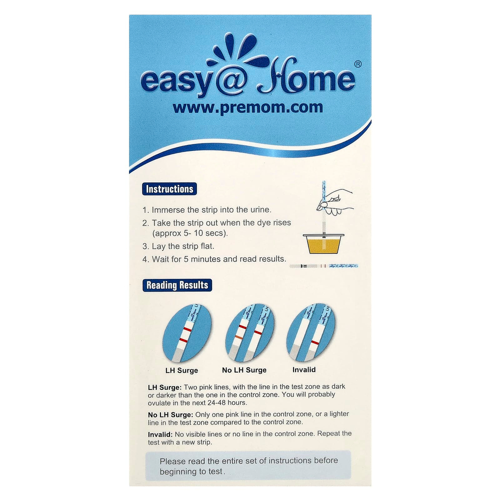 Easy@Home, Ovulation Test, 25 Tests