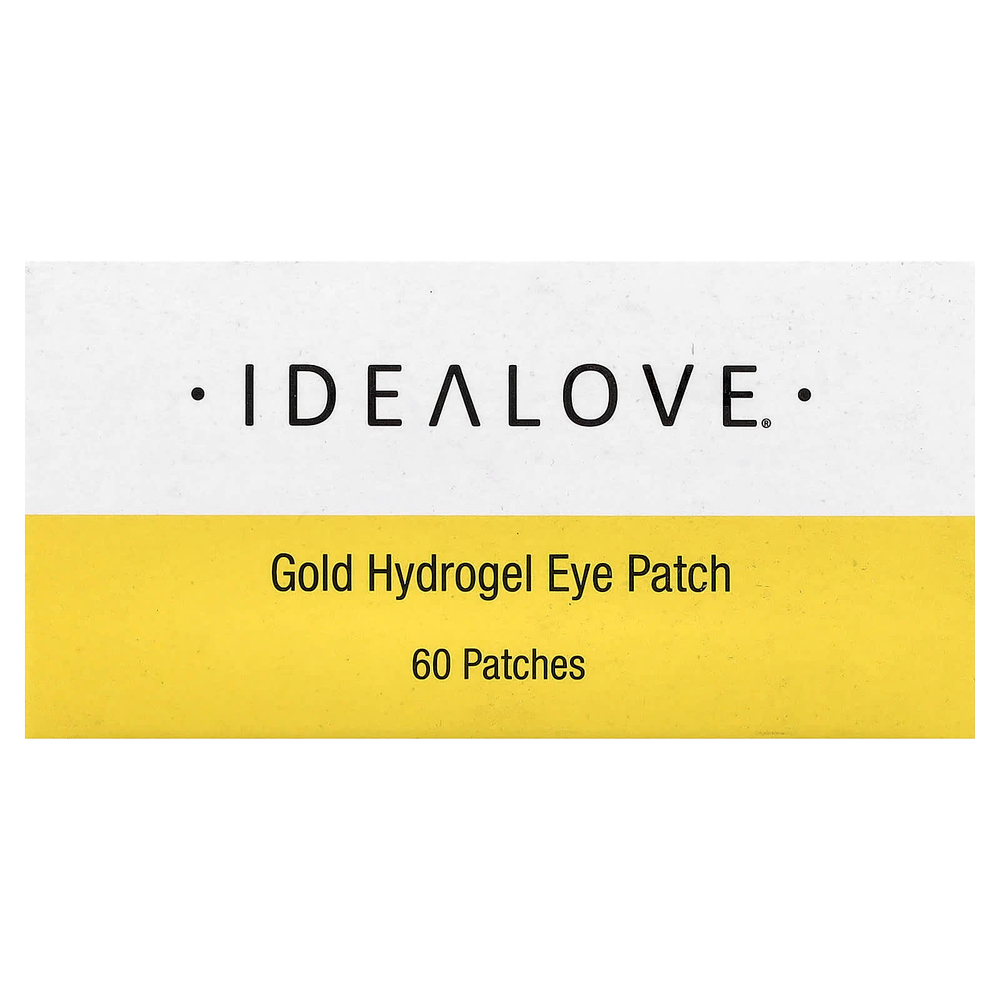 Idealove, Eye Admire, гидрогелевые патчи для глаз с золотом, 60 шт.