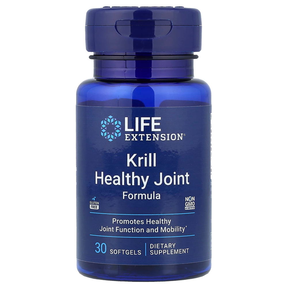 Life Extension, средство для здоровых суставов из криля, 30 мягких таблеток