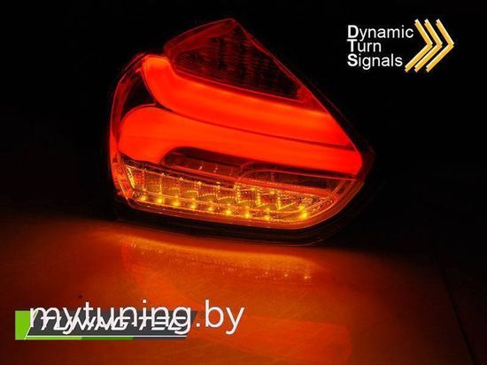 Задние фонари для Ford Focus III Hatchback (15-18) LED динамические красные светлые