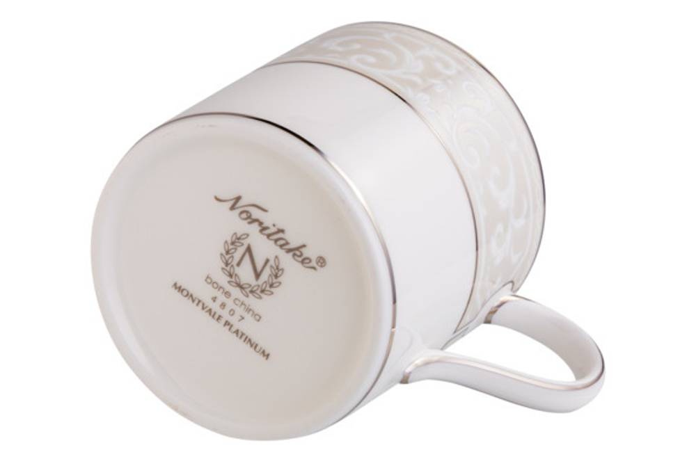 Чашка кофейная 90мл Noritake Монтвейл платиновый кант