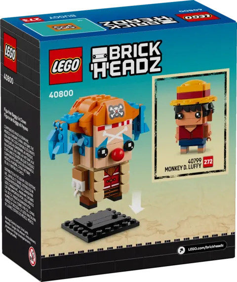Конструктор LEGO One Piece 40800 Багги - фигура клоуна