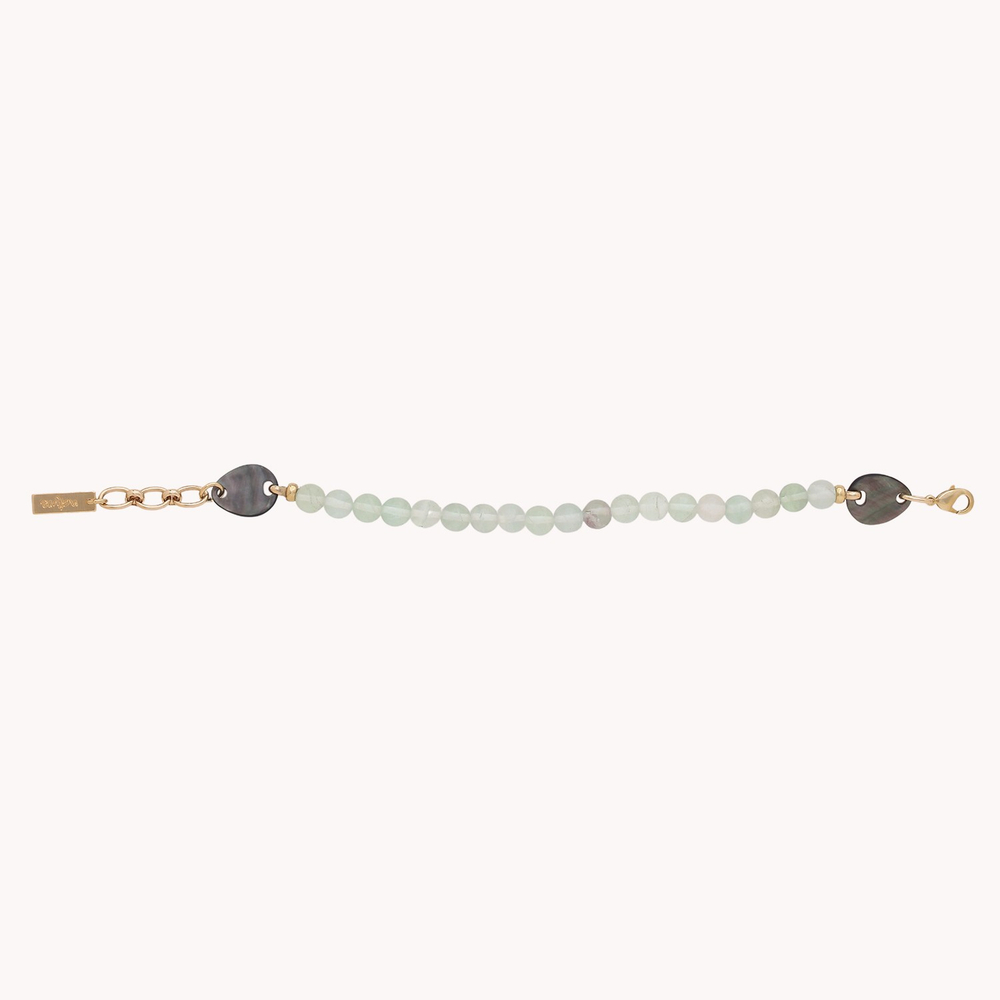 Браслет Nature Bijoux, Fluorite, с перламутром и флюоритом, NB26.1-13-44472 (мятный)