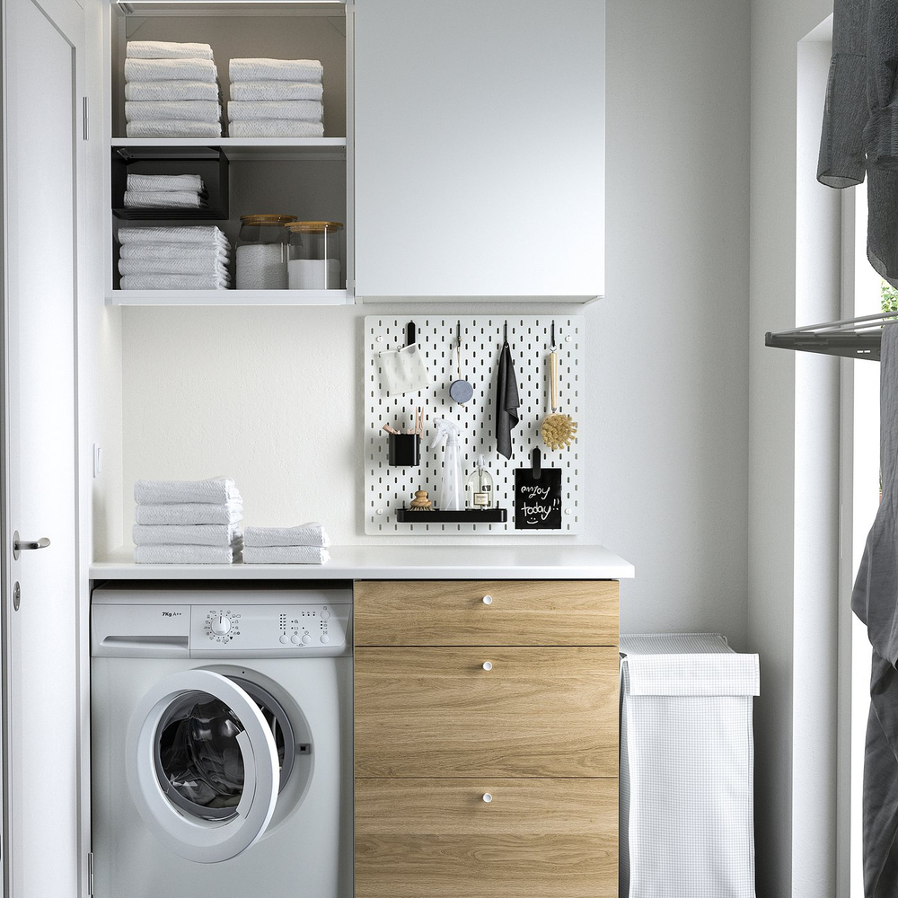 IKEA SKÅDIS  (ИКЕА СКОДИС)  -  Комплект аксессуаров, 7 элементов - чёрный