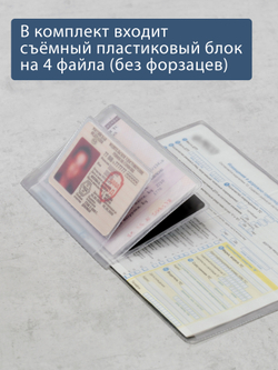 603 R - Портмоне вертикальное 5в1 с RFID защитой