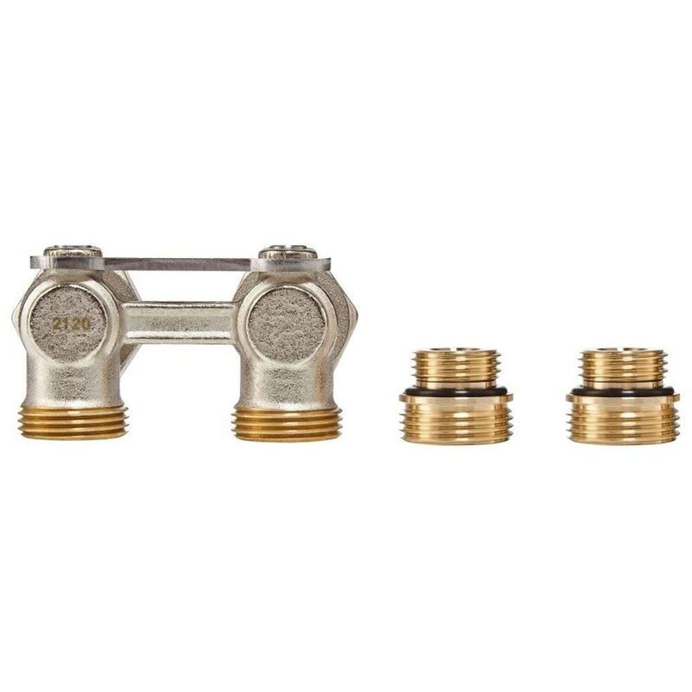Узел нижнего подключения угловой 1/2"х3/4"EK Royal Thermo