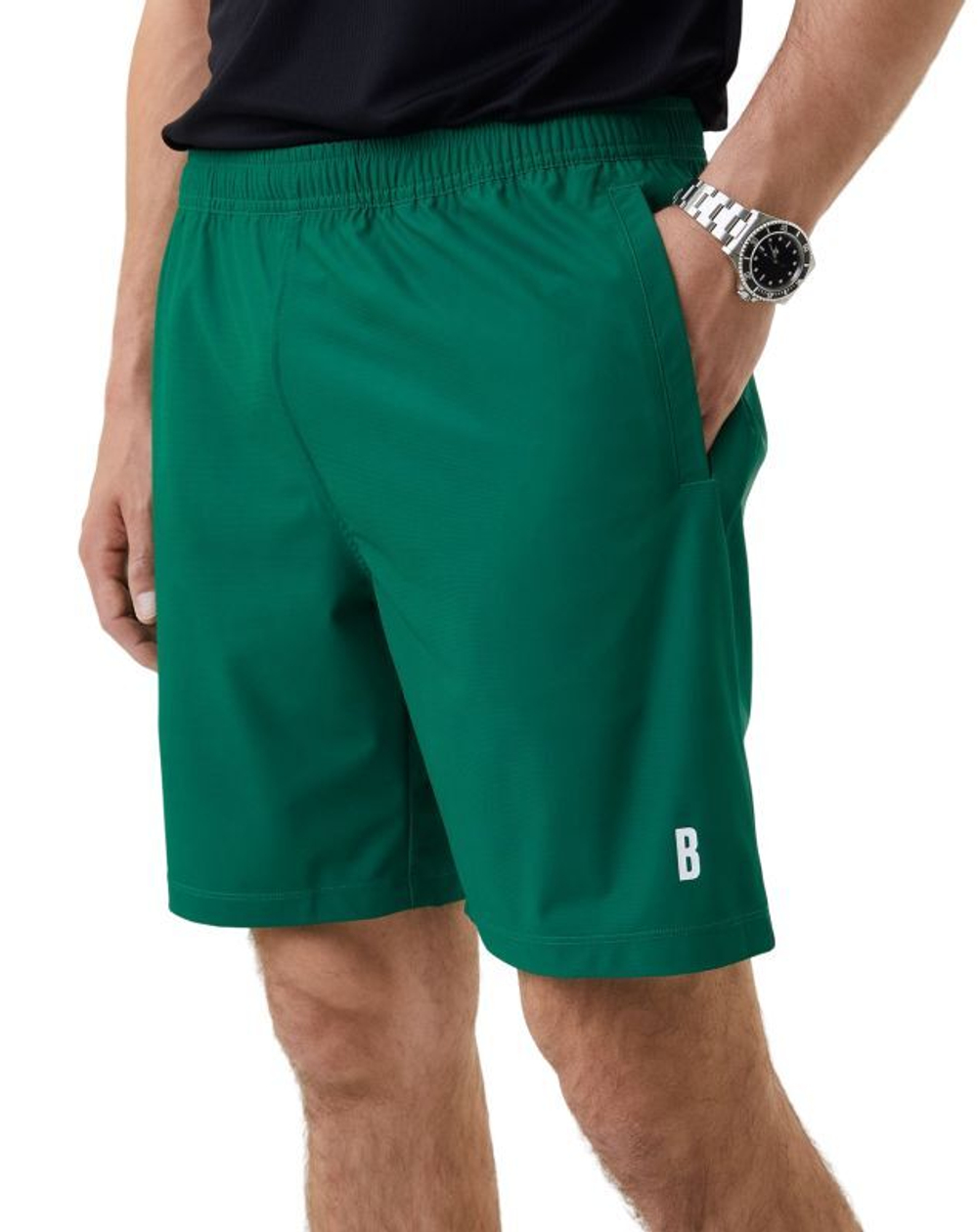 Мужские теннисные шорты Björn Borg Ace 9' Shorts - зеленый