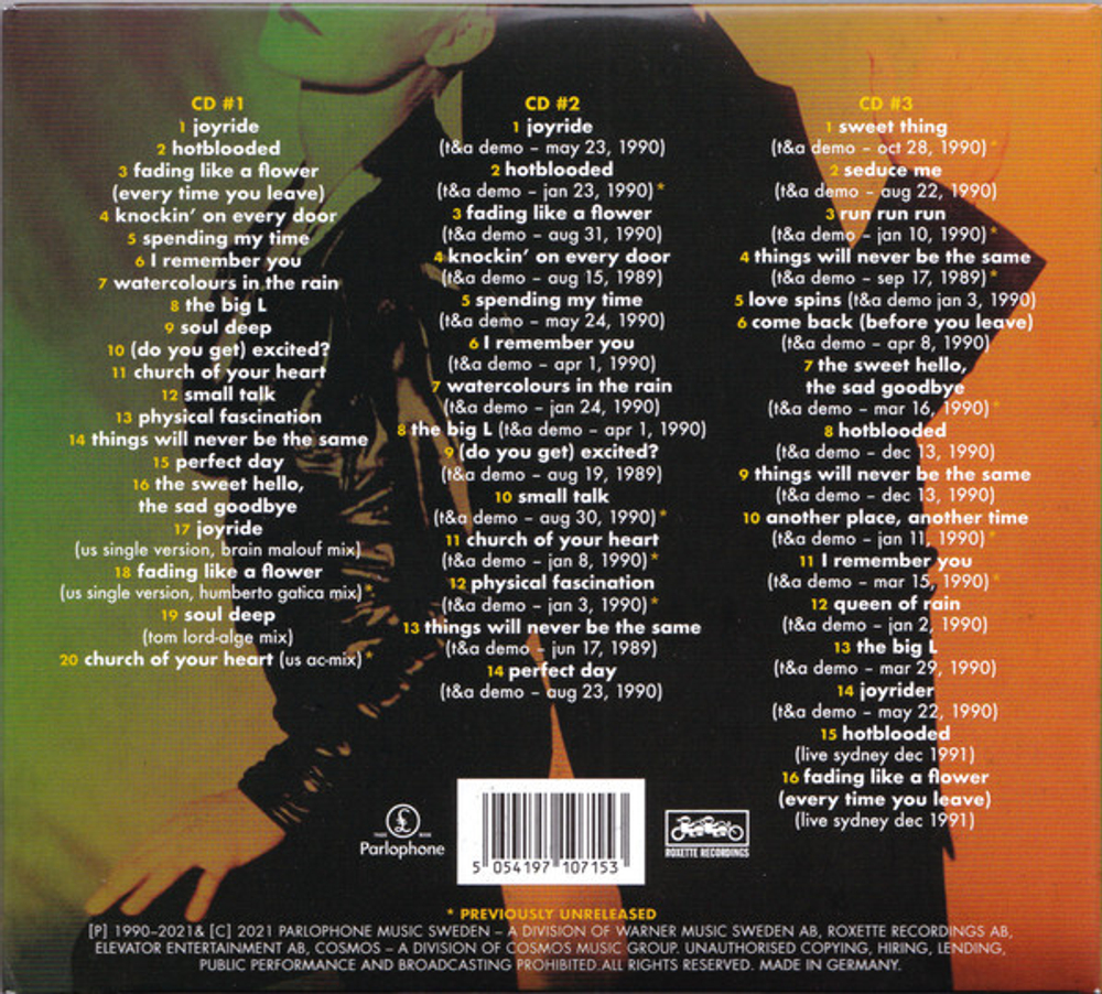 Roxette — Joyride (CD)