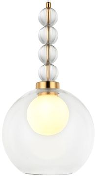 Светильник подвесной 1*G9 2166/05/01P бронза Designo Stilfort