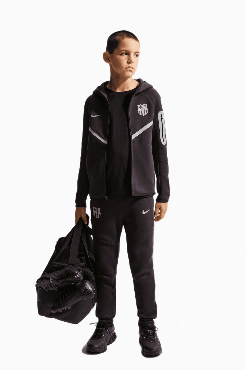 Штаны Nike FC Barcelona 26/27 Tech Fleece Windrunner Junior - бордовый
