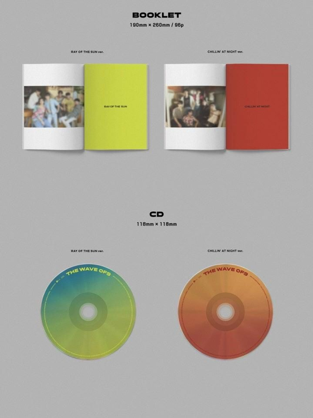 Альбом SF9 - THE WAVE OF9 11th Mini Album 2 Version SET