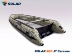 Лодка надувная моторная solar-500 caravan jet tunnel