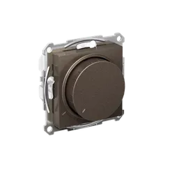 Светорегулятор поворотно-нажимной, LED, RC, 400 Вт Systeme Electric AtlasDesign Мокко ATN000623