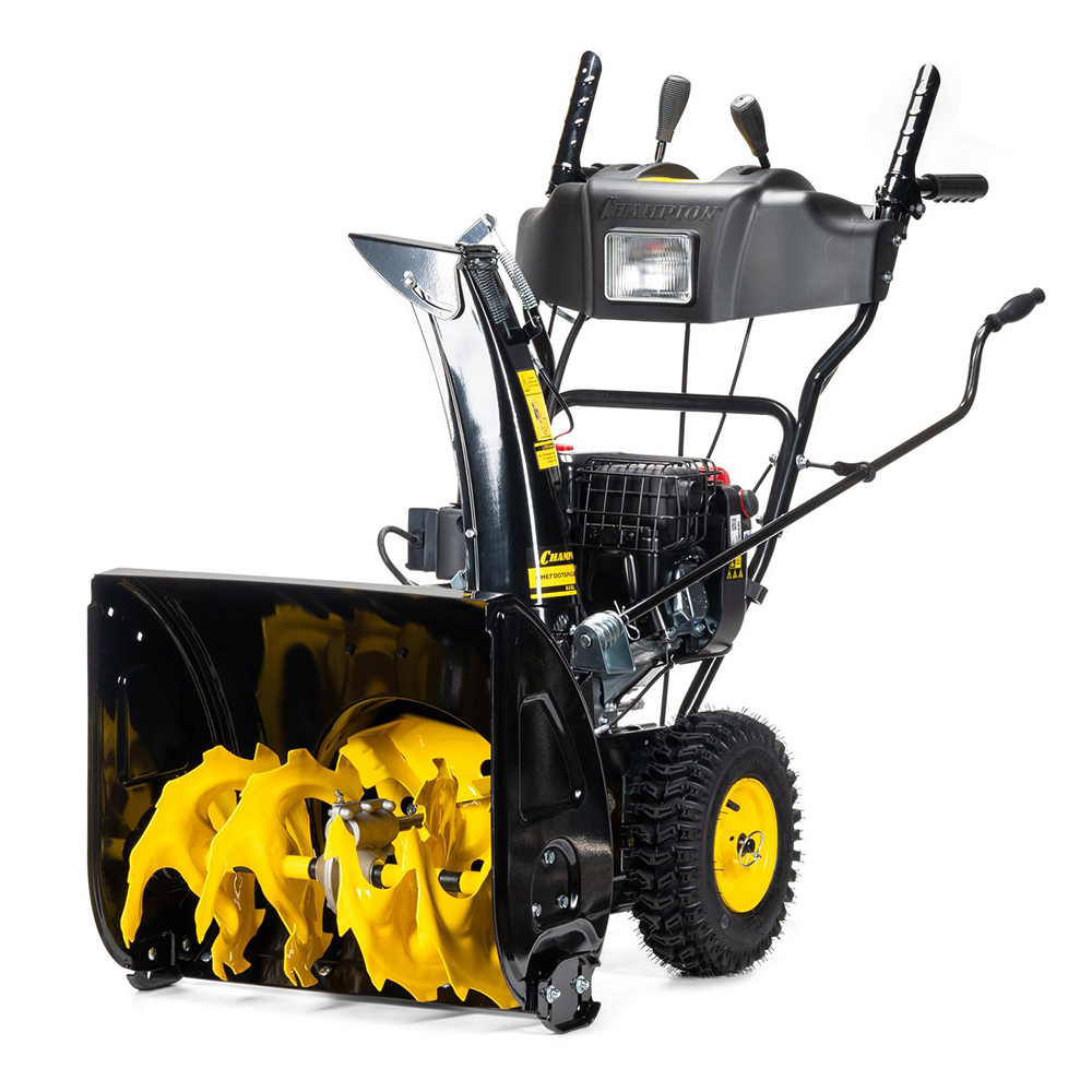 Снегоотбрасыватель CHAMPION ST656BS (6,5лс B&S950 56см 6F/2R колеса 3л, 77,5кг эл.стартер, фара)