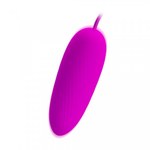 Виброяйцо-пульсатор с пультом ДУ на проводе Baile Desirable Flirt Naughty Egg