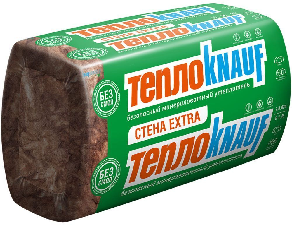 Утеплитель ТеплоKnauf Extra Кровля/стена/пол 50 мм 10 шт 600x1000 мм 6 м²