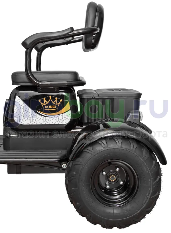Электротрицикл IKINGI SIBTRIKE T3 Pro MAX 1000W (60V/30Ah) - Чёрный фото №21