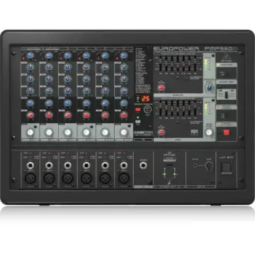 Behringer PMP560M  - микшер с усилителем, 500Вт, 6 каналов