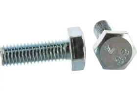 Болт DIN 933 М10x30 (белый цинк 2 шт) 016431