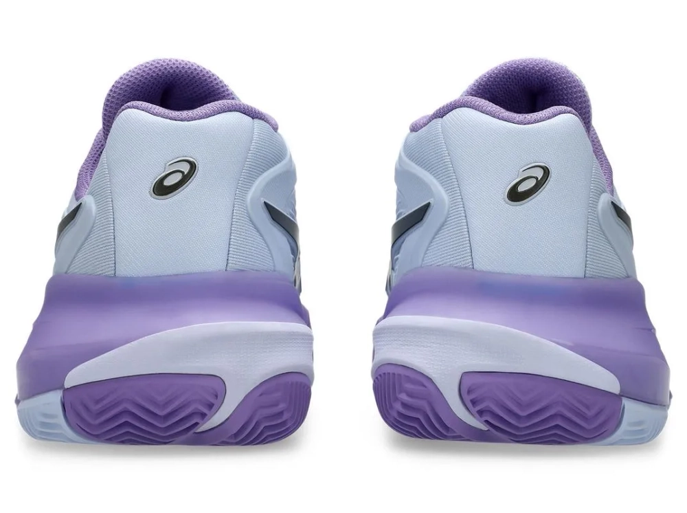 Женские Кроссовки теннисные Asics Gel-Resolution X Clay Night Energy - blue fade/gunmetal