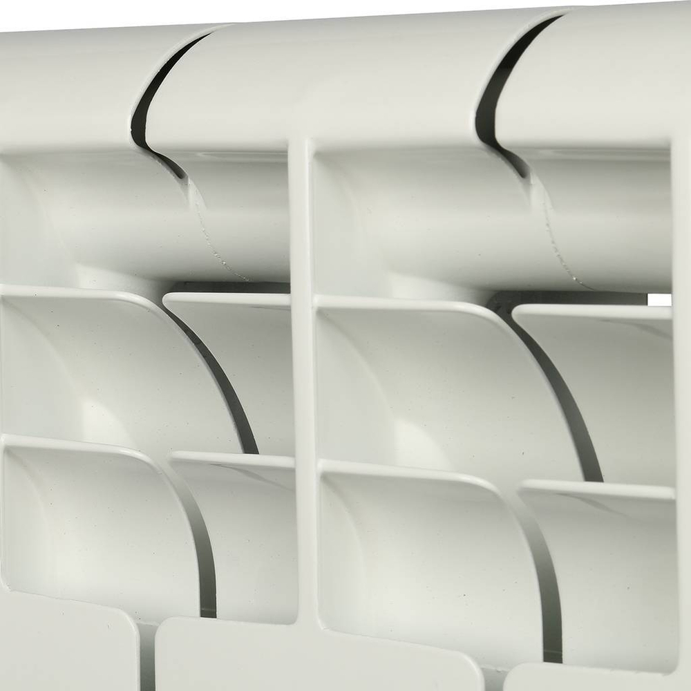 ROMMER Profi BM 350 (BI350-80-80-130)  8 секций радиатор биметаллический (RAL9016)