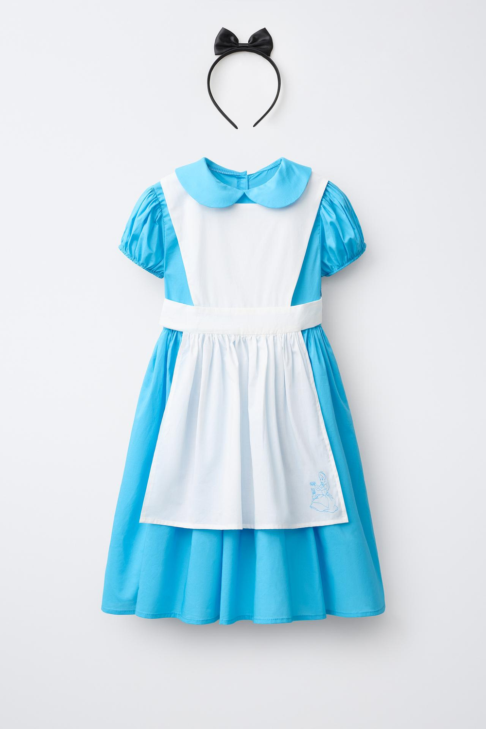 ZARA КОСТЮМ-ПЛАТЬЕ ALICE IN WONDERLAND © DISNEY, ГОЛУБОЙ