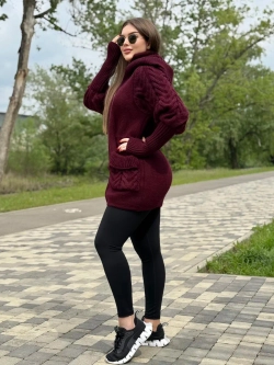 Кардиган куртка анорак вязаный