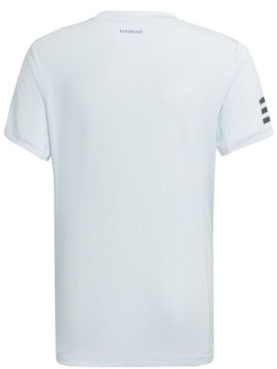 Футболка для мальчика теннисная Adidas B Club 3 Stripes Tee - almost blue