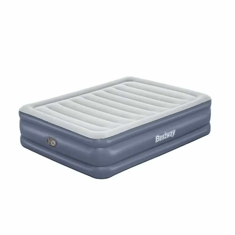 Кровать надувная Tritech Air Mattress Queen,203*152*51 см,встроенный насос 220В,Bestway (6713I)