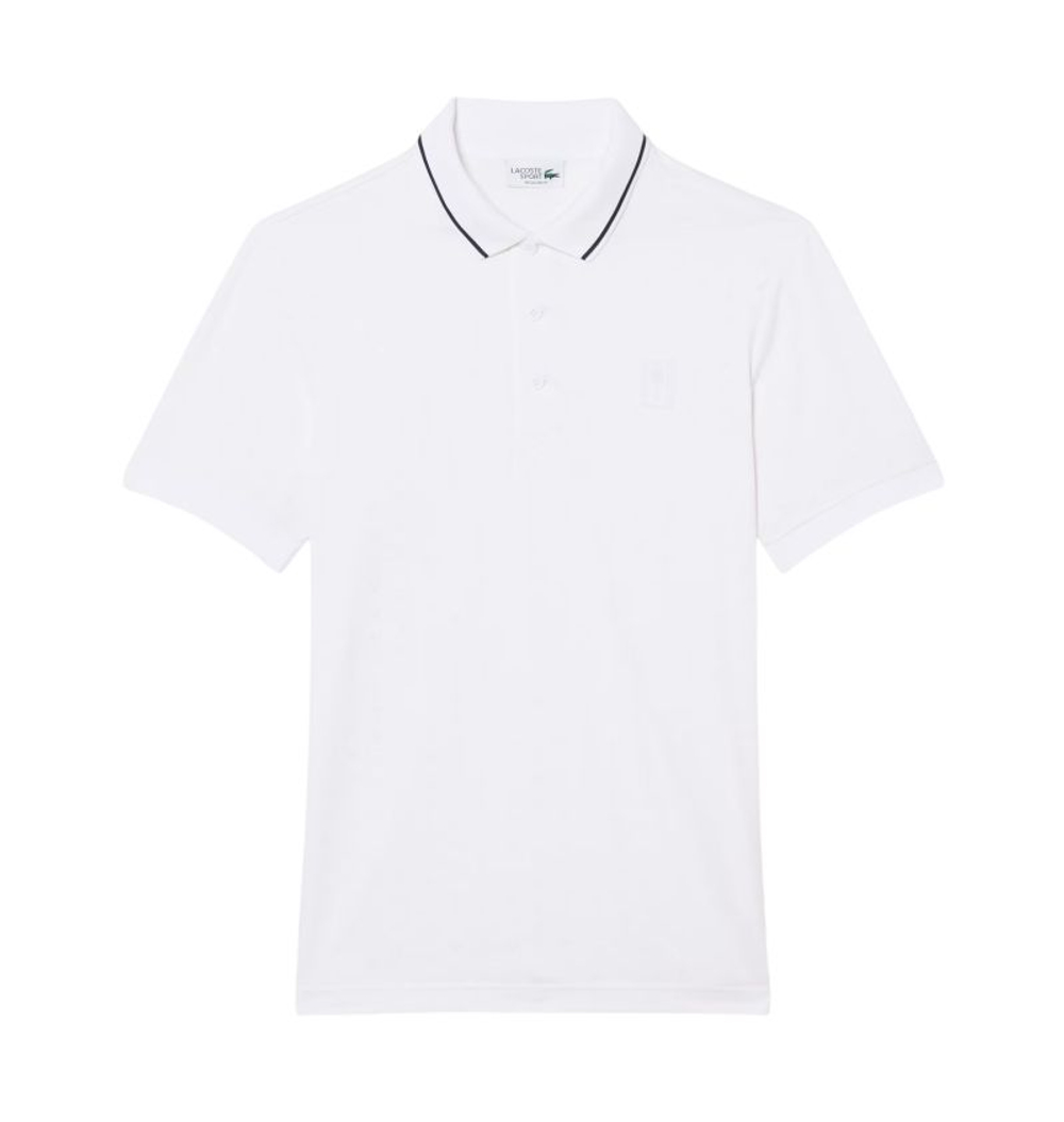 Теннисное поло Lacoste Ultra Dry Heritage Tennis - white