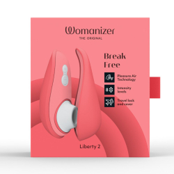 Бесконтактный клиторальный стимулятор Womanizer Liberty 2, розовый