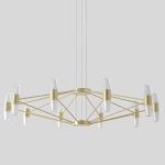 Люстра Crystal Lux DOROTEA SP10 GOLD 1603/310