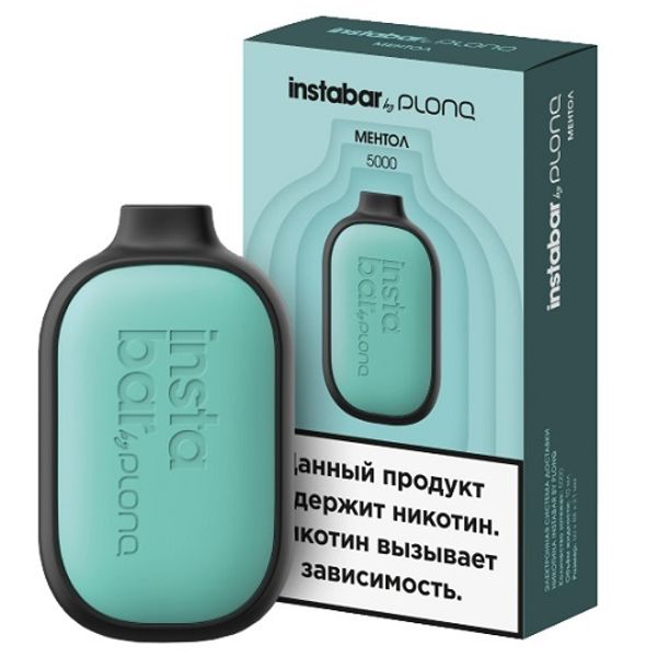 Купить Одноразовый Pod Plonq instaBar - Ментол (5000 затяжек)
