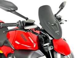 WRS Ветровое стекло Touring Ducati Diavel V4 матовое черное