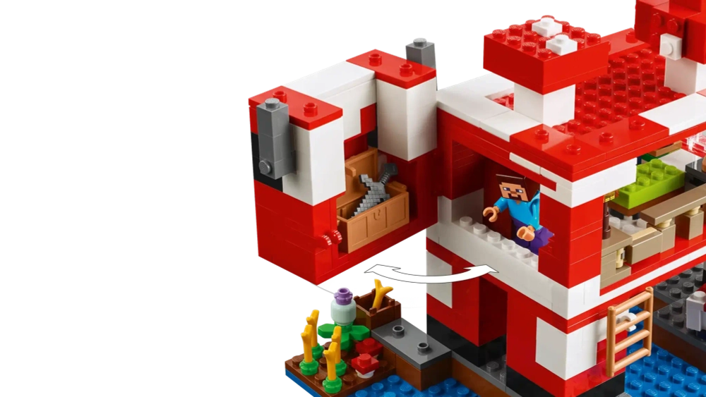 Конструктор LEGO Minecraft 21270 Мухоморный дом