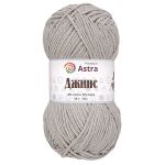 Пряжа Astra Premium (Астра Премиум) Джинс (Jeans) / уп.4 мот. по 50 г, 135 м, 910 серый