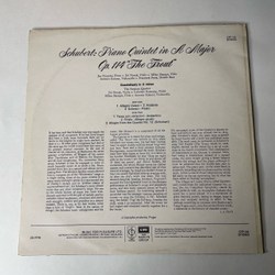 Винтажная виниловая пластинка LP Franz Schubert Шуберт, Jan Panenka, Smetana Quartet Schubert: Piano Quintet In A Major Op.114 The Trout (Англия 1964)