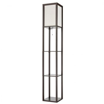 Торшер 1*Е27 8092/1F черный, белый Comfi PRACTIC Lumion