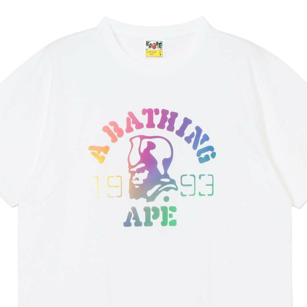A Bathing Ape Gradation General Tee белый