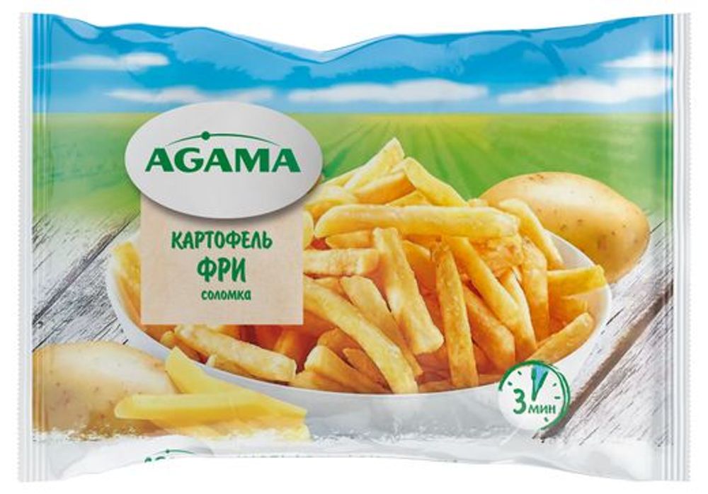 Картофель фри соломка AGAMA 700 гр