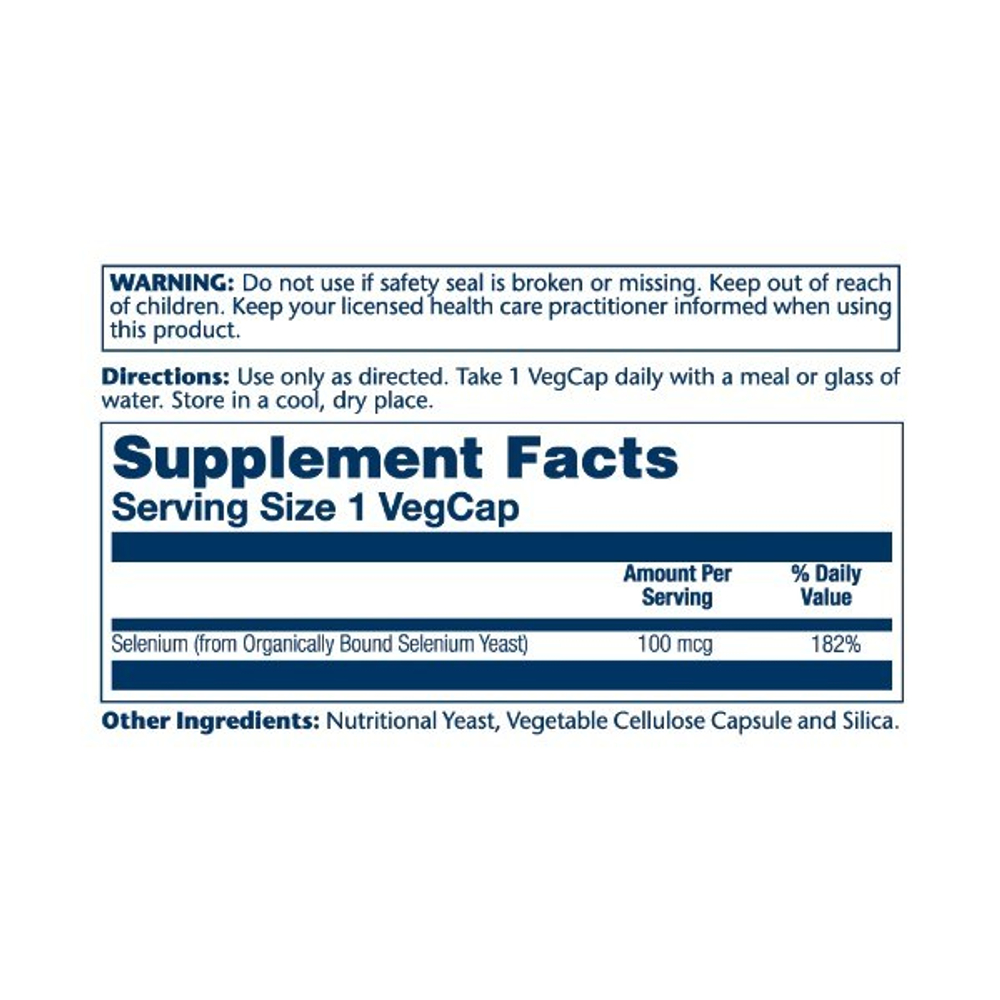 Solaray, Selenium 100 mcg, 90 Veg Capsules | Selen, 100 mkg, 90 kapsula