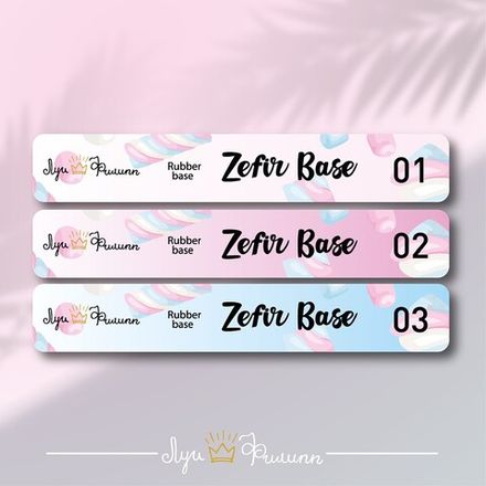 Луи Филипп Наклейки на типсы Zefir Base