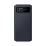 Силиконовый чехол S View Wallet Cover Black для Samsung  Galaxy A42 5G