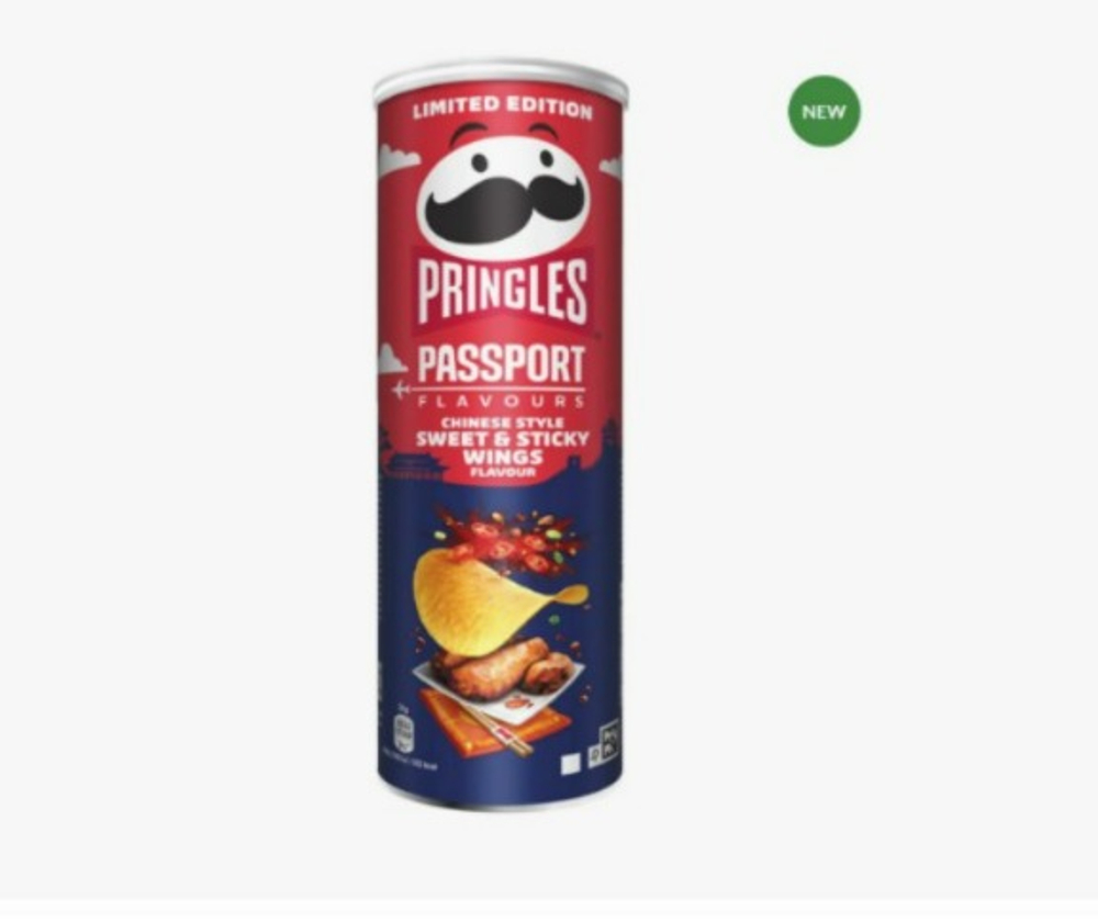 Чипсы PRINGLES 165 гр Passport Chinese Style Sweet & Sticky Wings (19)