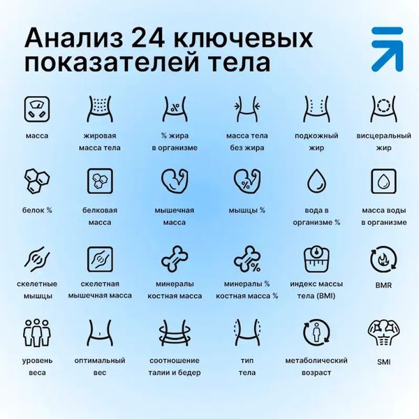 Умные напольные весы Renpho R-MSC04 с функцией определения состава тела