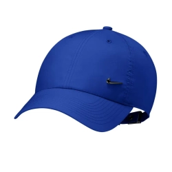 Теннисная кепка Nike Dri-Fit Club Unstructured Metal Swoosh - old royal/metallic black