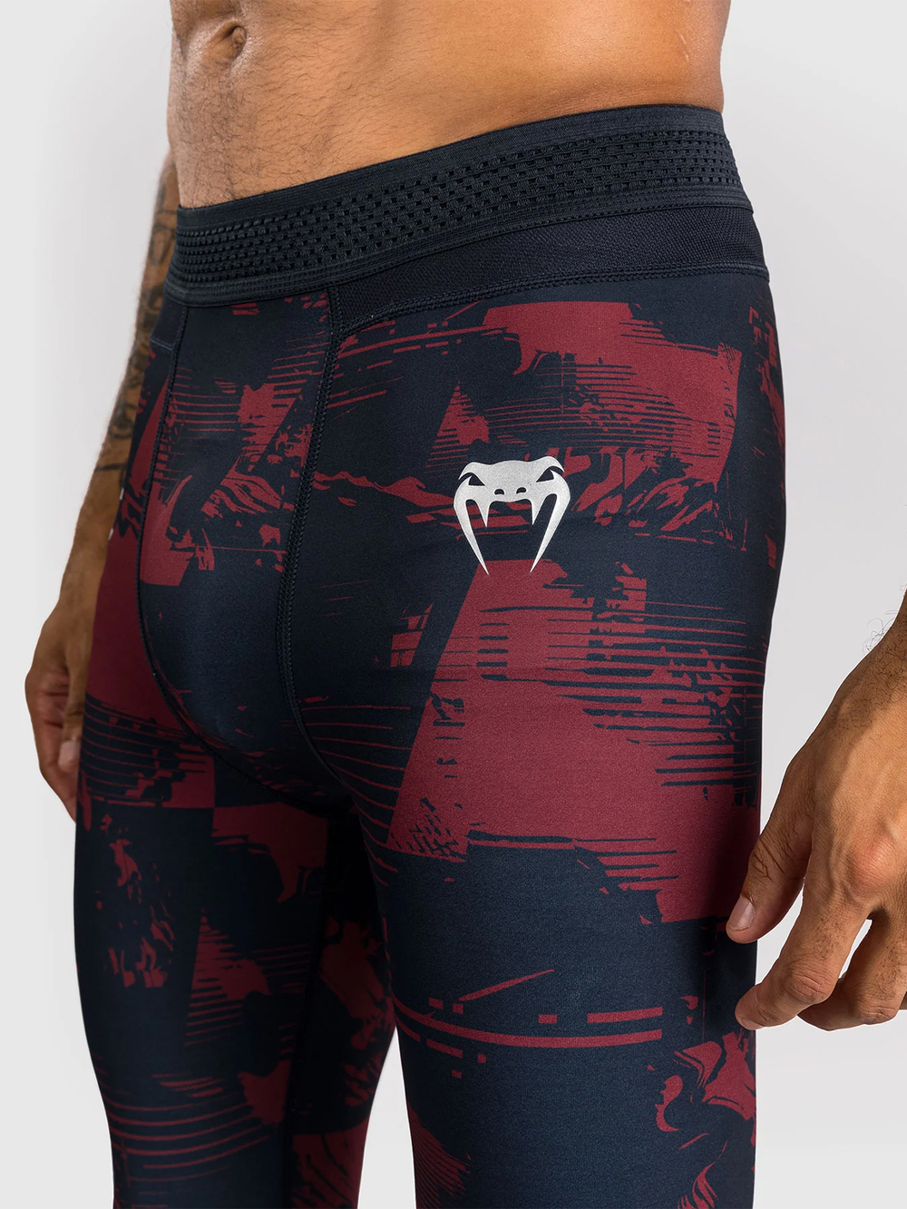 Тайтсы Venum UFC Zenith Fight Week Navy Blue/Burgundy/Silver