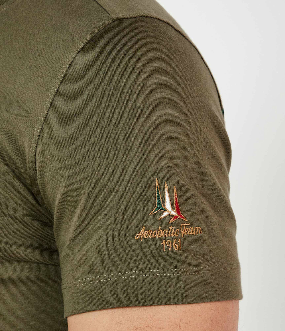 Футболка Aeronautica Militare - оливковый(TS2401J592)