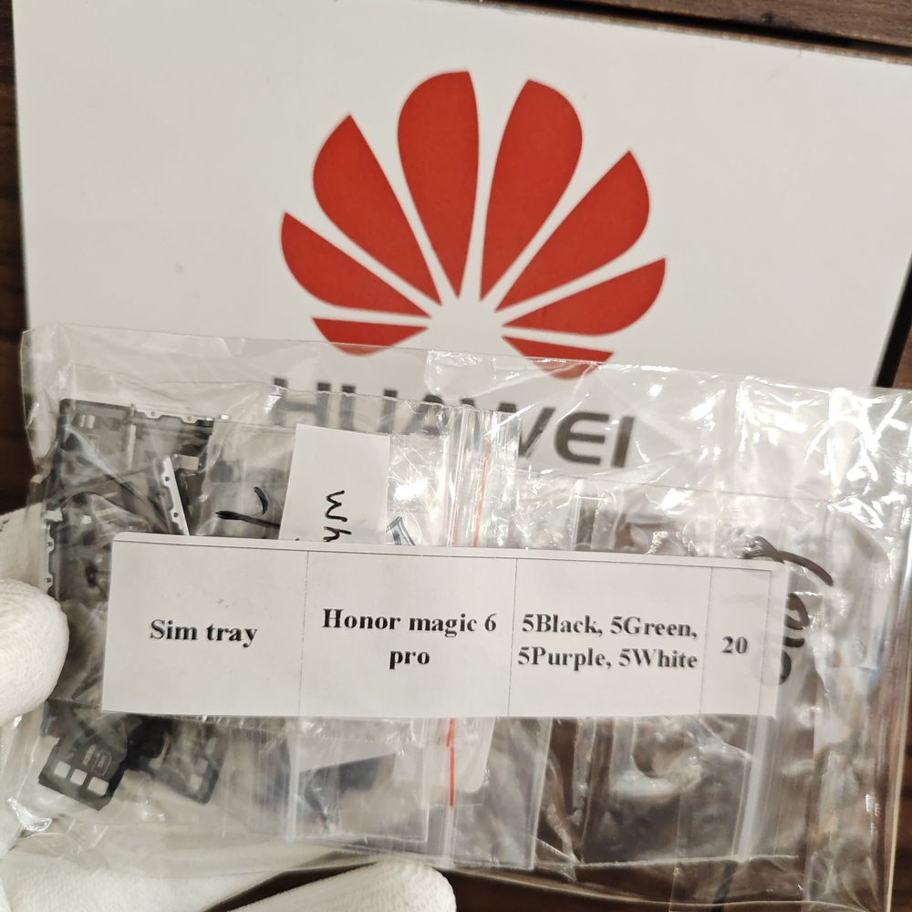 Сим лоток для Honor Magic 6 Pro (BVL-N49 / BVL-AN16) Держатель Sim. Оригинальное качество (Цвет: Бронзовый)