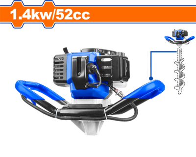 Бур земляной бензиновый 52 см3 WADFOW WDZ1A52-1